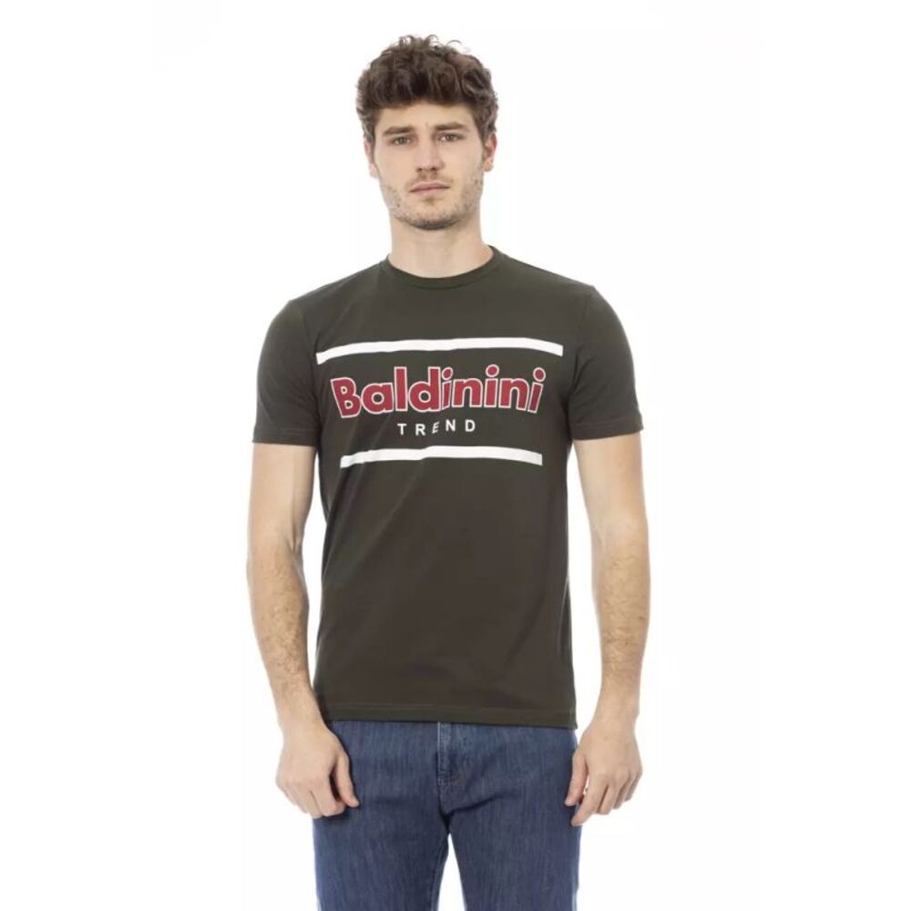 Baldinini Trend Green Cotton Men Men's T-Shirt